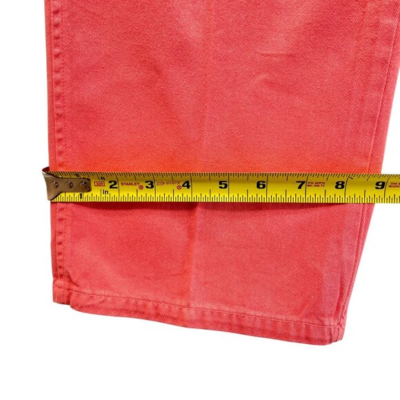 NWT Vtg Polo Ralph Lauren Mens Pleated Jeans 32x36 Retro Coral Pink Cotton USA - Picture 14 of 14